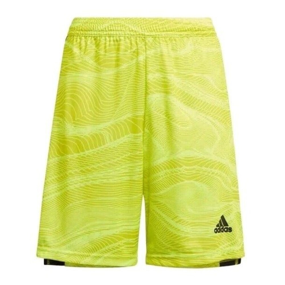 Adidas Condivo 21 Goalkeeper Shorts  Acid Yellow  Boys Youth Small